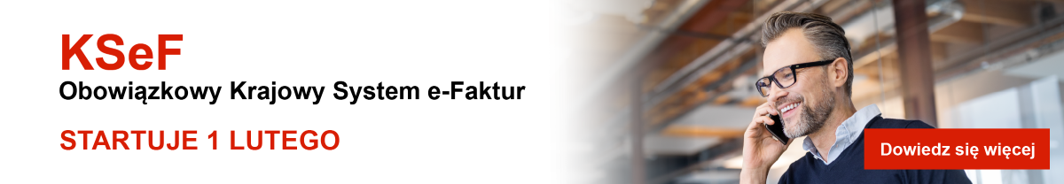 Przejdź na stronę pgnig.pl/ksef Tekst: KSeF Obowiązkowy Krajowy System e-Faktur startuje 1 lutego